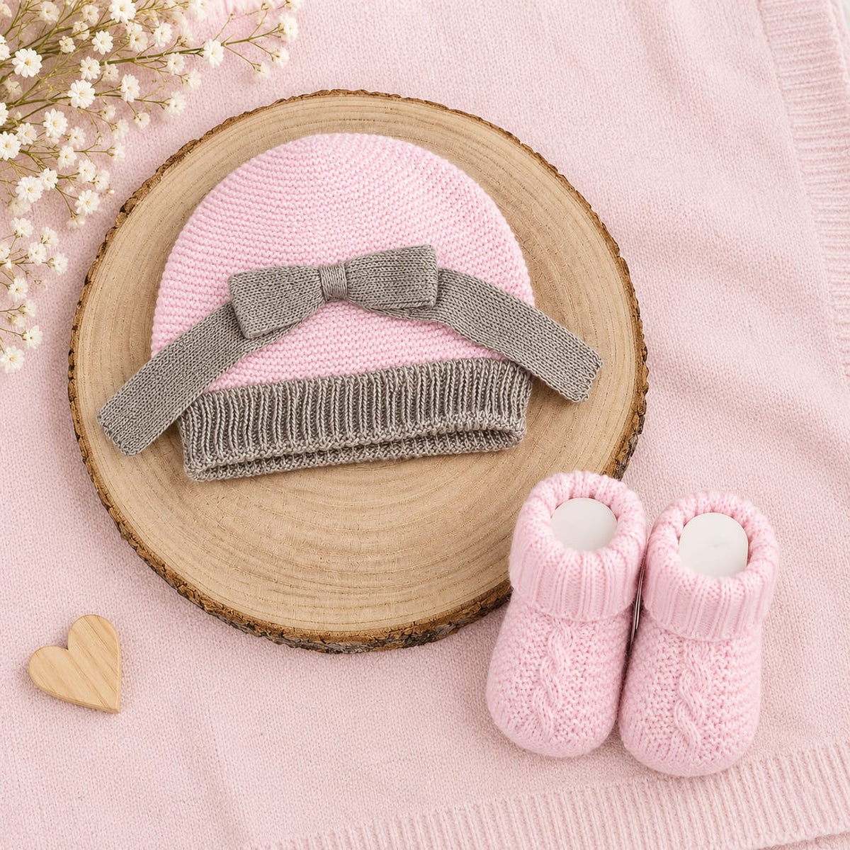 Set Dolce fiocco Rosa