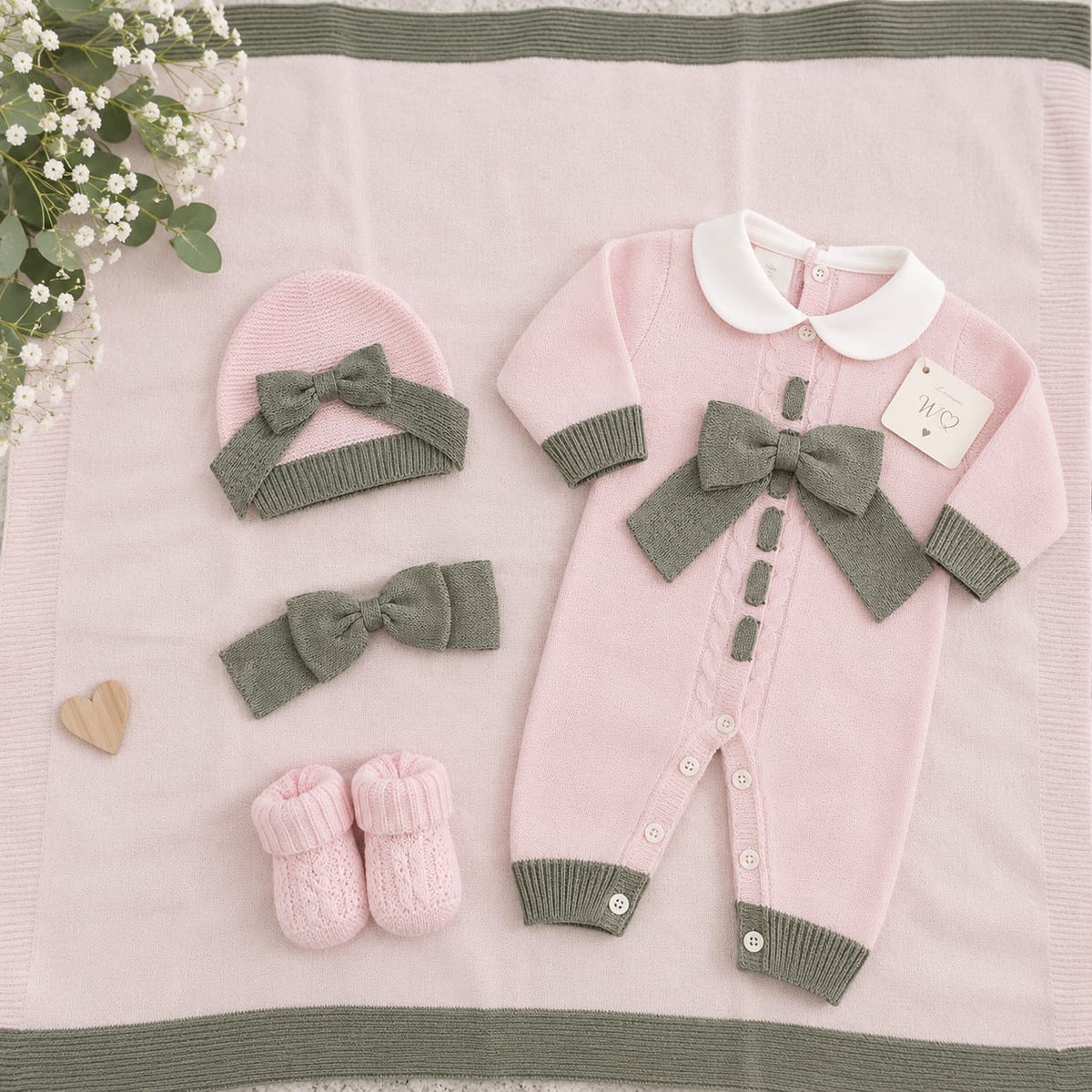 Set Nascita Dolce Fiocco