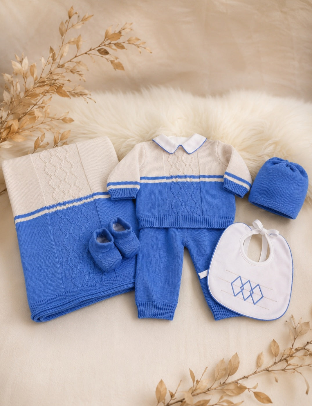 Set Nascita Blu Royal