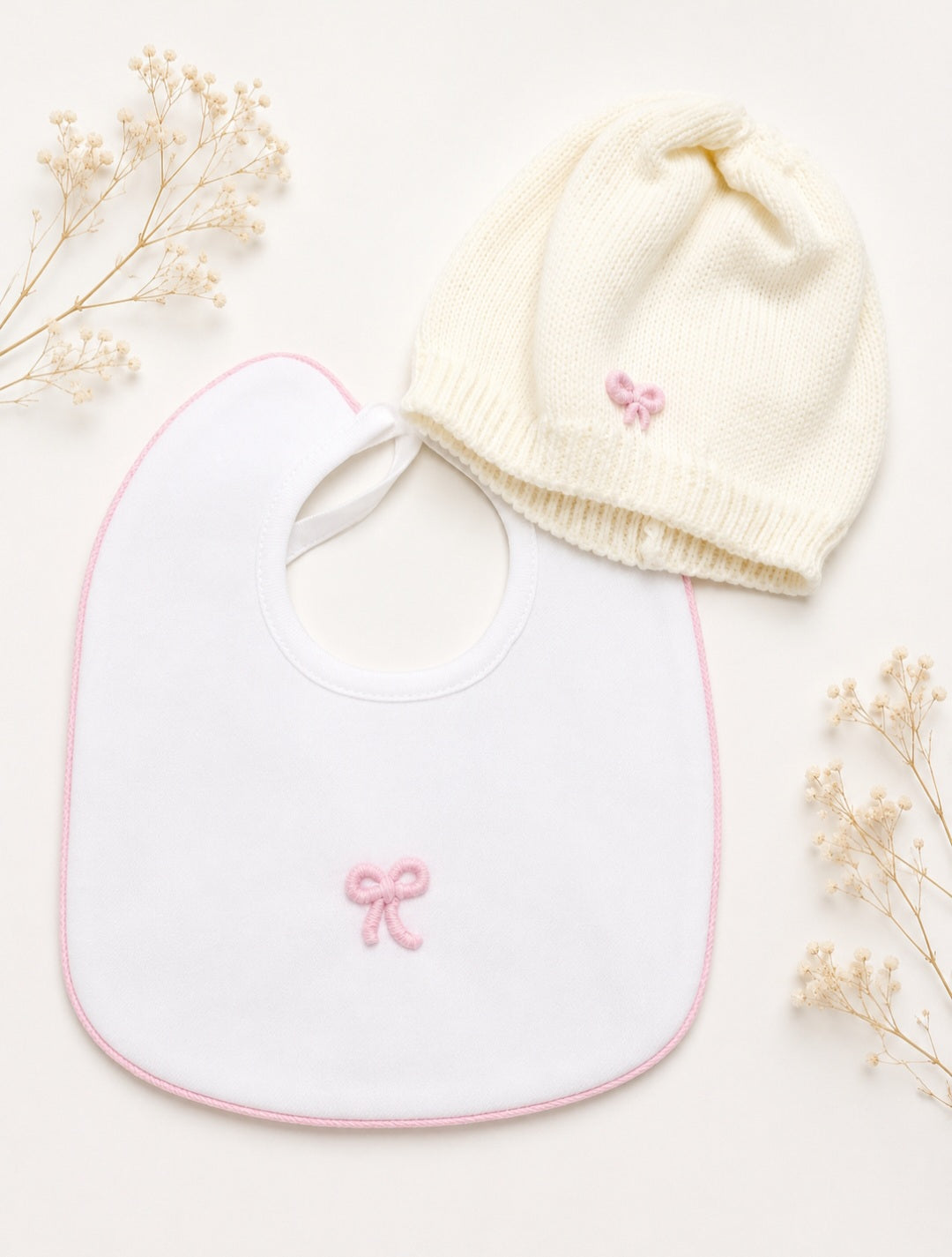 Set Nascita Fiocco di Rosa