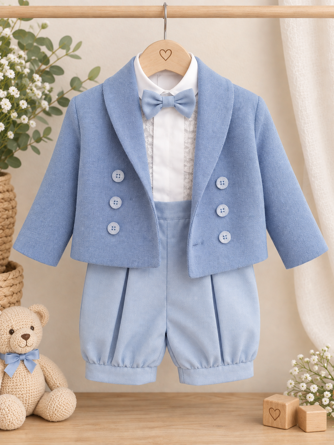 Cardigan Louis Azzurro