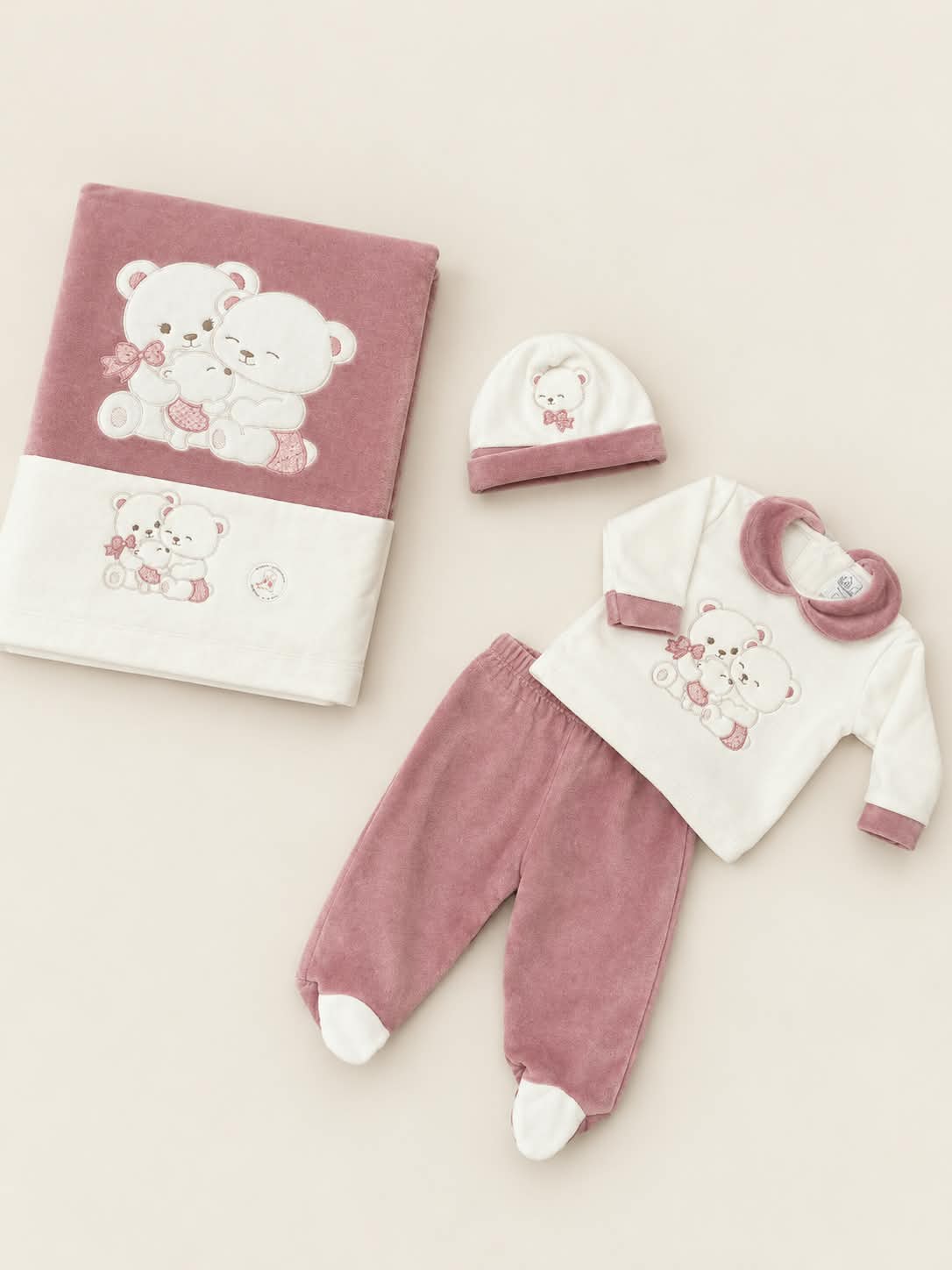 Set Nascita Ciniglia Completo Orsetti